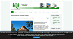 Desktop Screenshot of hotel-im-hagen.de